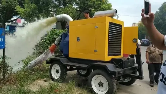 Pompa centrifuga per acque reflue autoadescante orizzontale di alta qualità con motore diesel